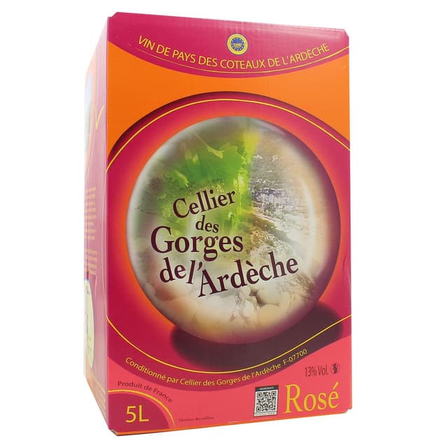 3760181040024 - Ardéche rosé IGP - Cellier des gorges de l'Ardèche 12.5°