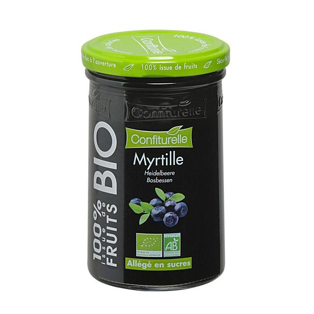 3452200002624 - Confiturelle - Confiture Myrtiles Bio Allégées en Sucre