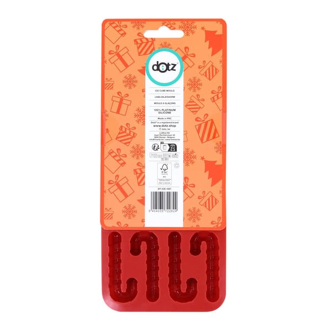 5404035722824 - Dotz - Moule à glaçons en silicone Canne a Sucre