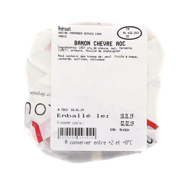 2050000293924 - Androuet, Maître Fromager - Banon AOP - Lait de chèvre cru