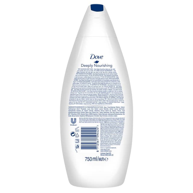 8712561594424 - Dove - Gel douche Nutrition Intense soin nourrissante