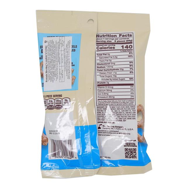 0034000214624 - Hershey's - Bretzel saveur chocolat blanc et cookie