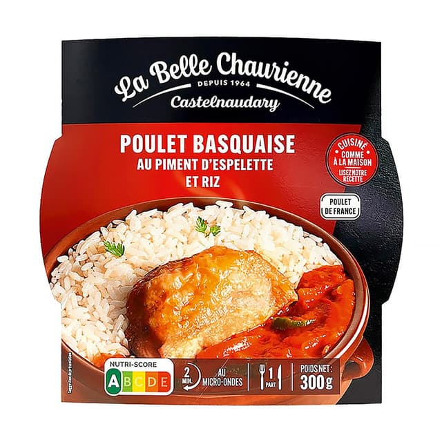 3245360004924 - La Belle Chaurienne - Poulet Basquaise au piment d'Espelette et son riz