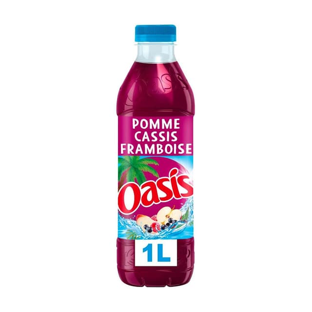 3124480185624 - Oasis - Boisson aux fruits pomme cassis framboise