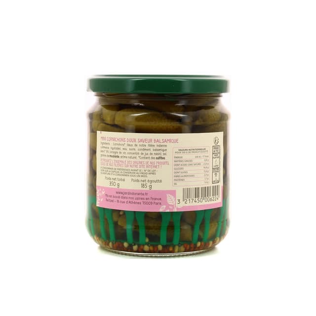 3217450006224 - Le Jardin D Orante - Mini Cornichons Balsamique 