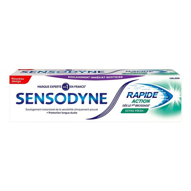 5054563236524 - Sensodyne - Dentifrice Rapide Action dès le 1er Brossage Extra Fresh