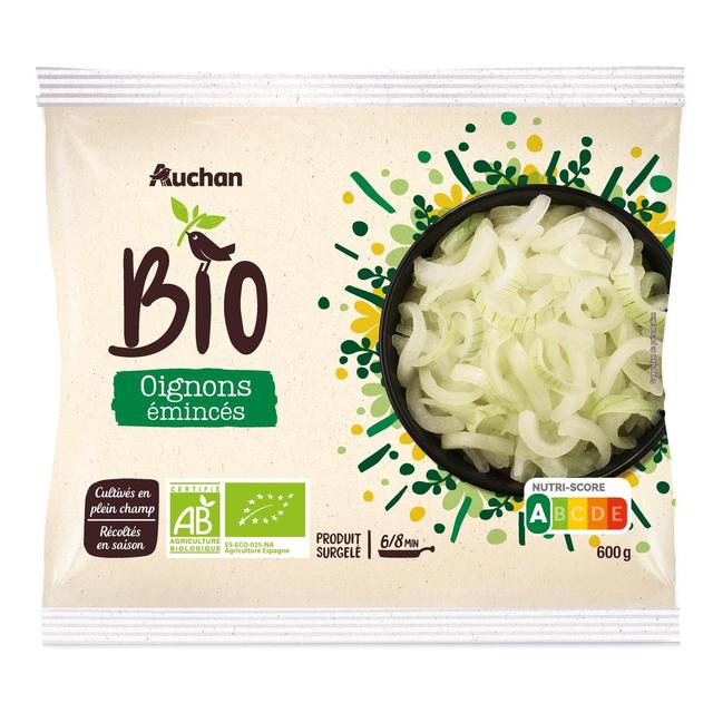3596710476824 - Auchan BIO - Oignons émincés bio
