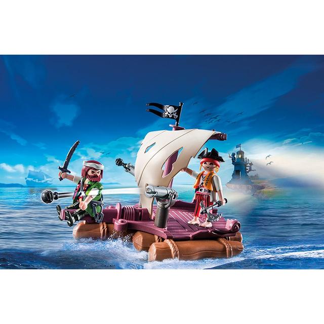 4008789066824 - PLAYMOBIL® Pirates - Radeau avec pirates des ténèbres