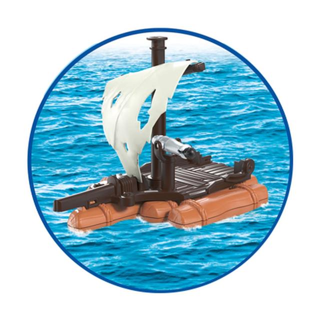 4008789066824 - PLAYMOBIL® Pirates - Radeau avec pirates des ténèbres