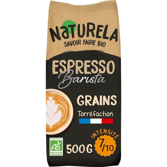 3700110058324 - Naturela - Café Barista Espresso en grains bio