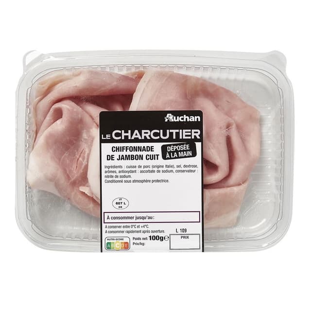 3596710408924 - Auchan Le Charcutier - Chiffonnade de Jambon cuit