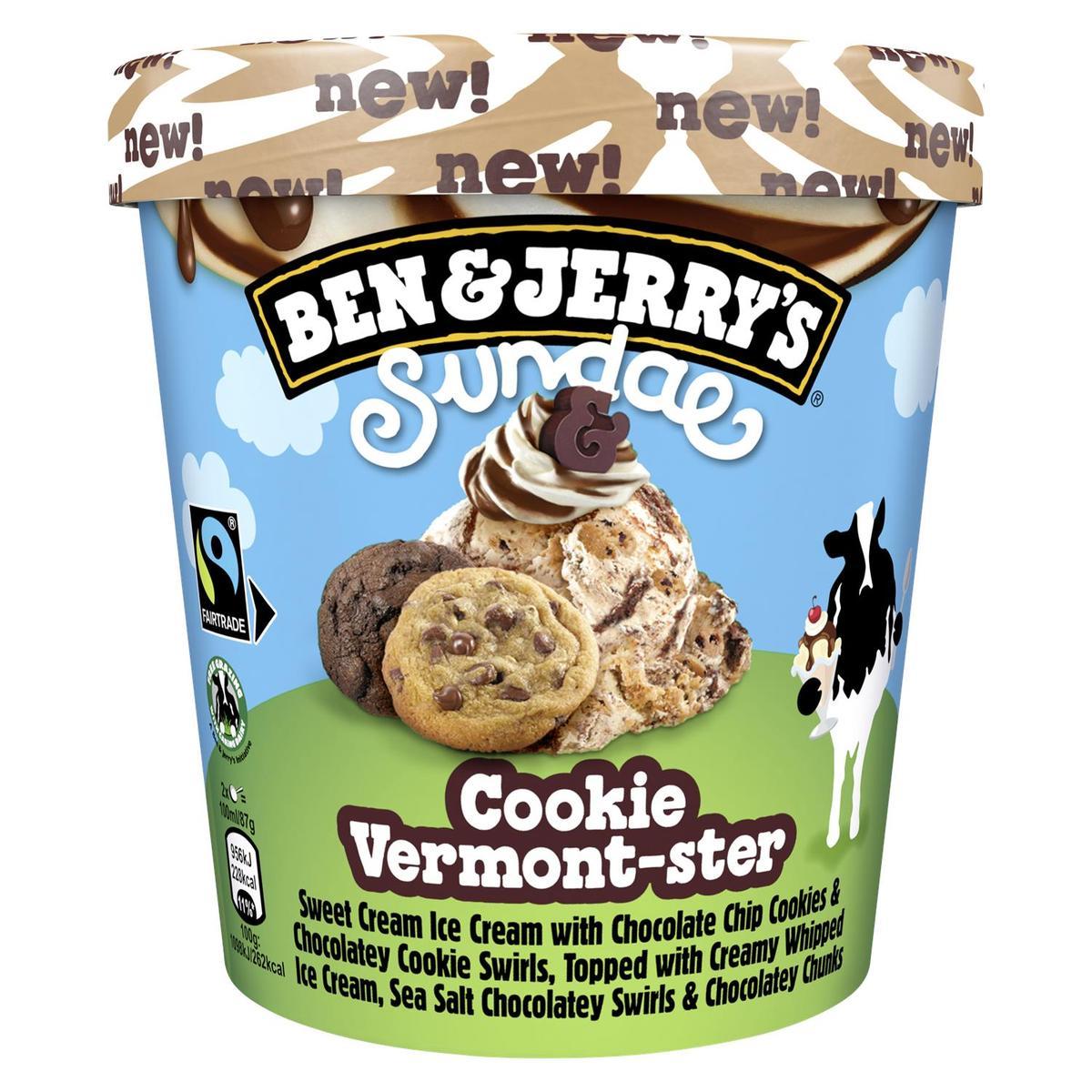 8711327539624 - Ben&Jerry's - Crème glacée Sundae cookie Vermont Ster