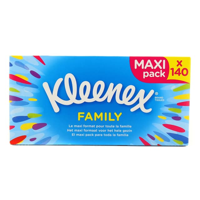 5029053039824 - Kleenex - Boite de mouchoirs blancs Family