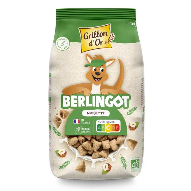 3421557920325 - Grillon Or - Céréales Berlingot Noisette fourré Chocolat Noisette BIO