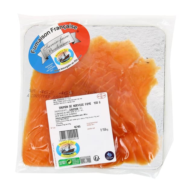 3284570000425 - Bourgain Et Fils - Saumon fumé, 150g