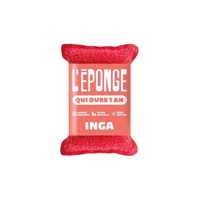 3760342990625 - Inga - Éponges lavante rouge
