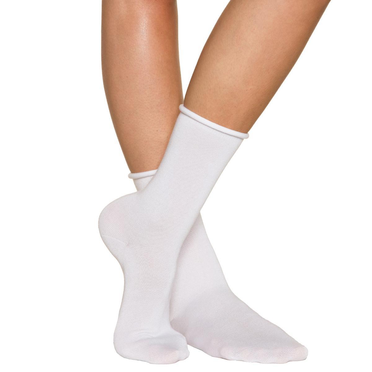 Lot De 12 Paires De Chaussettes Blanches à Volants Pour Adulte Longueur Cheville Des Annees 50 Accessoire De Deguisement Amz B01