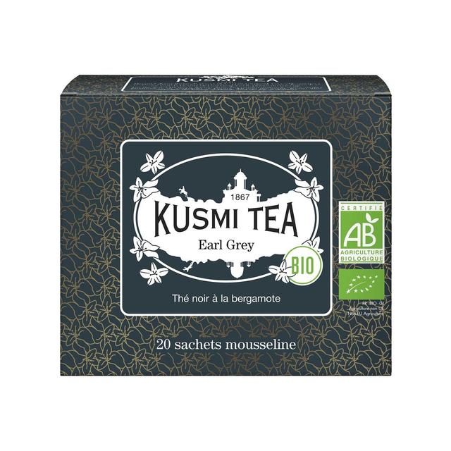 3585810082325 - Kusmi Tea - Earl Grey Bio - Etui sachets mousseline 40g
