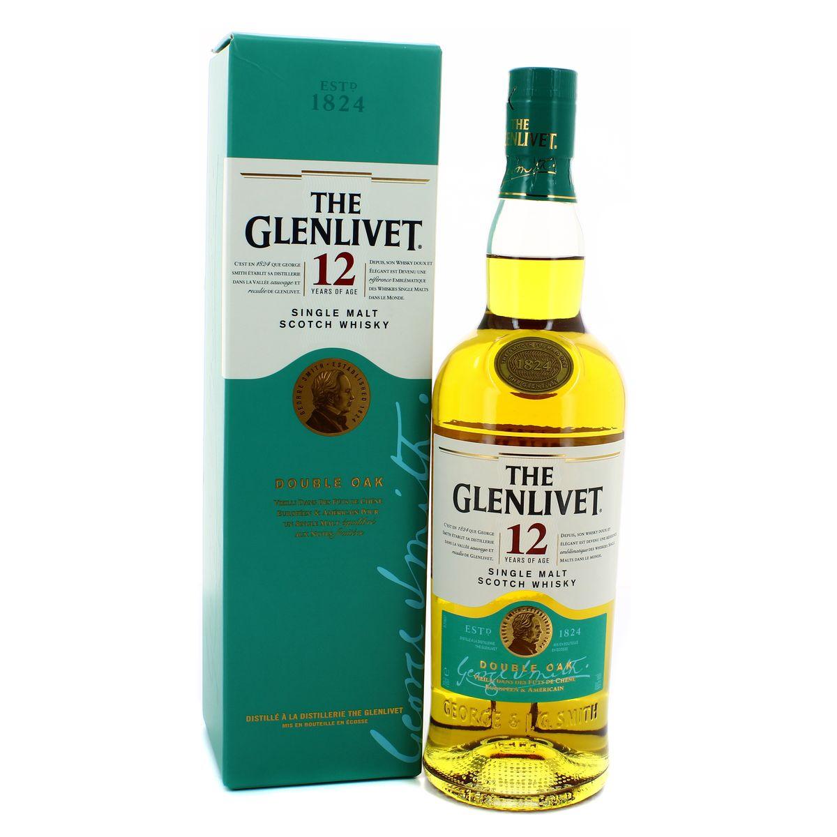 Glenlivet - Scotch whisky single malt  12 ans 40°