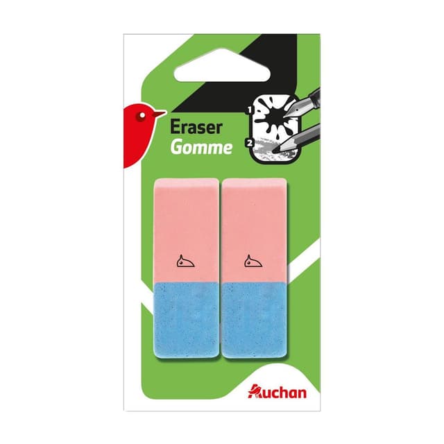3245679533825 - Auchan - Gommes 2 usages
