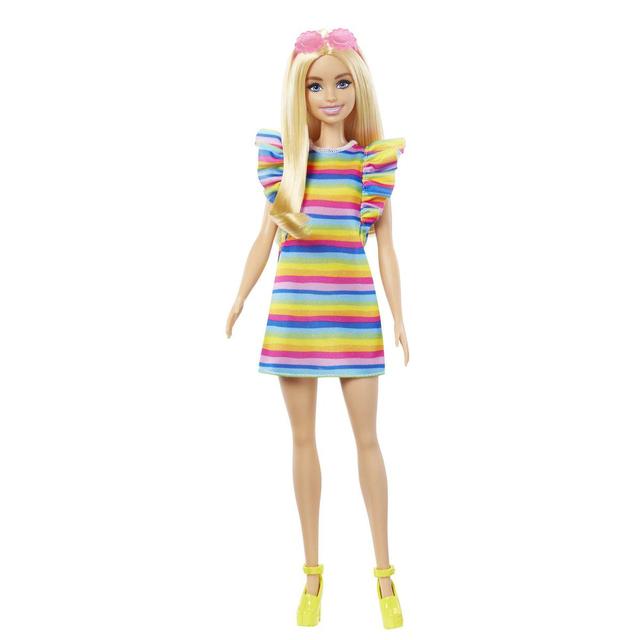 0194735094325 - Barbie - Mattel - Poupée Barbie Fashionista Arc-En-Ciel - HJR96