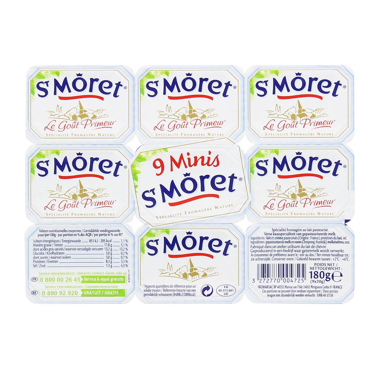 Saint Moret - Fromage à pâte fraîche portion