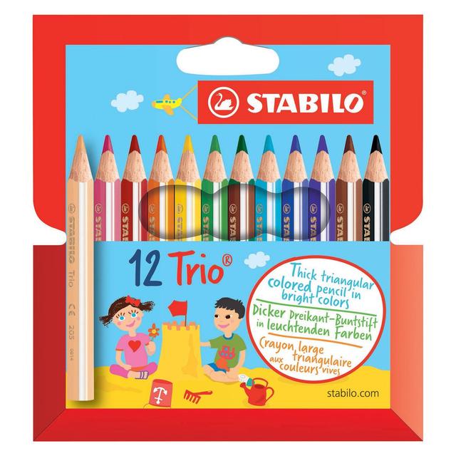 3168070205125 - Stabilo - Crayons de couleur trio courts 