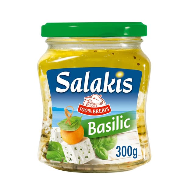 3023260025825 - Salakis - Fromage de brebis au basilic