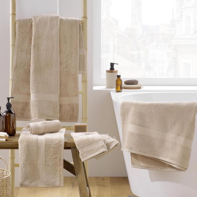 3574388020426 - Douceur D Interieur - Drap de douche éponge noisette