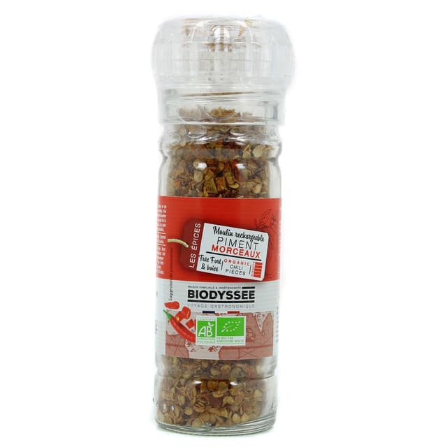 3760308960426 - Biodyssée - Piment morceaux bio 