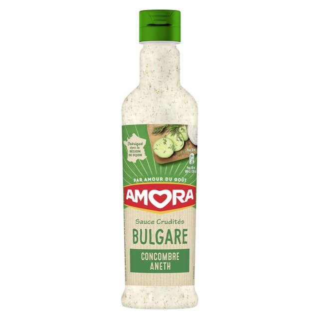 8720182590626 - Amora - Sauce Crudités Bulgare Concombre et Aneth