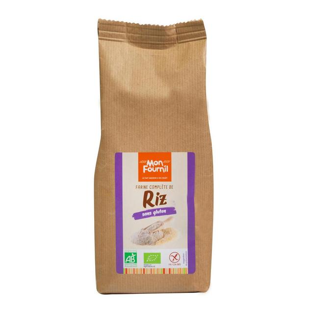 3760130560726 - Mon Fournil - Farine complète de riz bio sans gluten