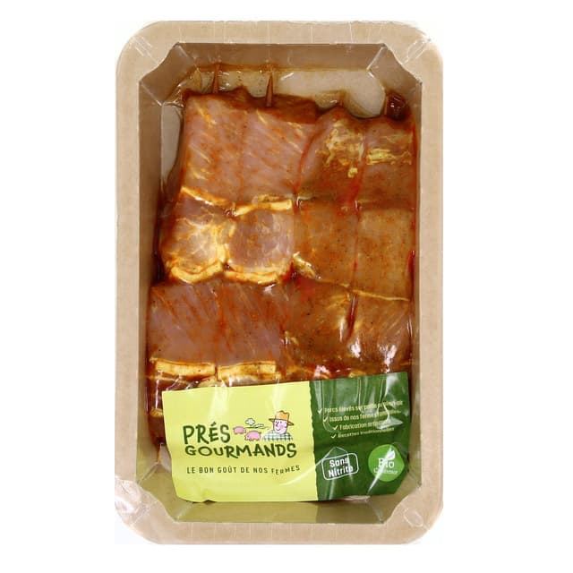 3462800001026 - Prés Gourmands - Brochettes de Porc Marinées, Bio