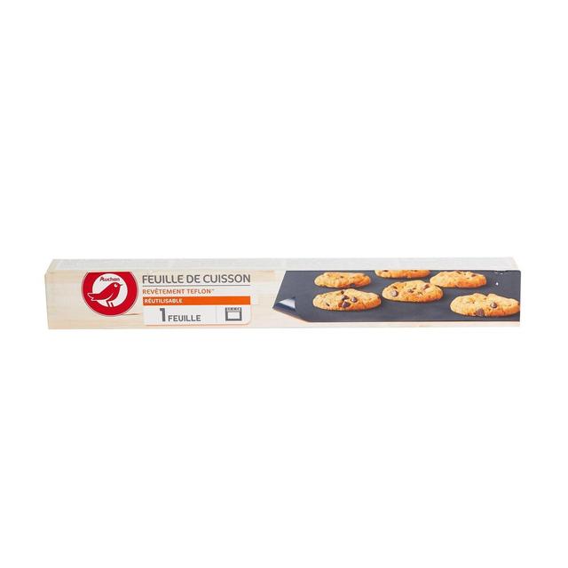 3245678141526 - Auchan - Papier cuisson revêtement téflon réutilisable