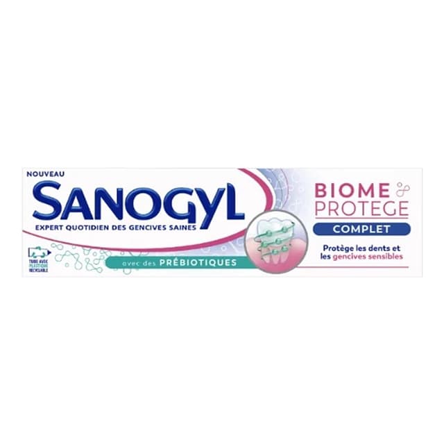 3346029402126 - Sanogyl - Dentifrice Gencives Biome Protège avec Prébiotiques