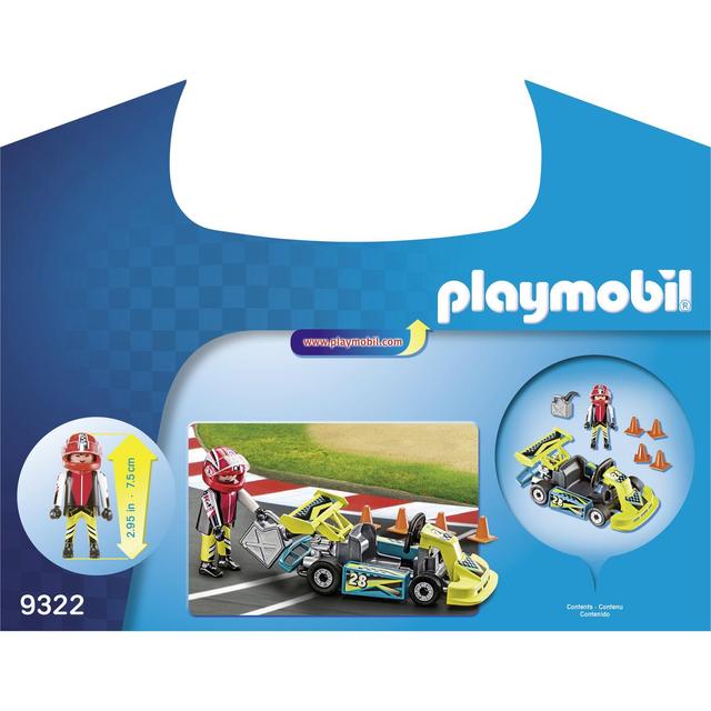 4008789093226 - PLAYMOBIL® Action - Valisette Pilote de karting