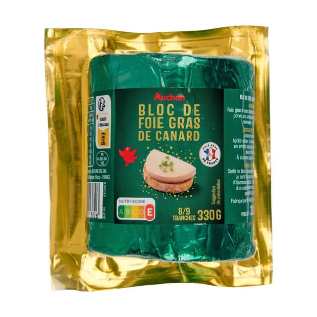 3596710513826 - Auchan - Bloc de Foie Gras de Canard
