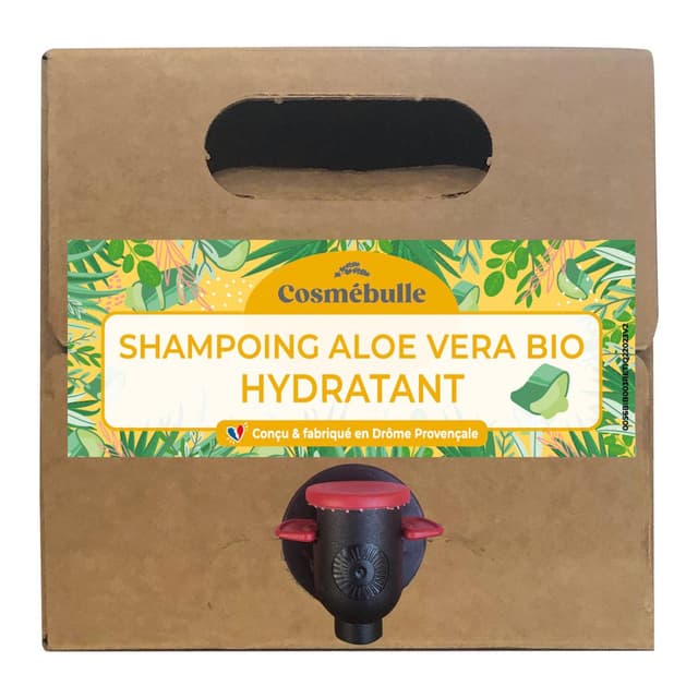 3700147205326 - Cosmébulle - Shampoing aloe vera bio hydratant