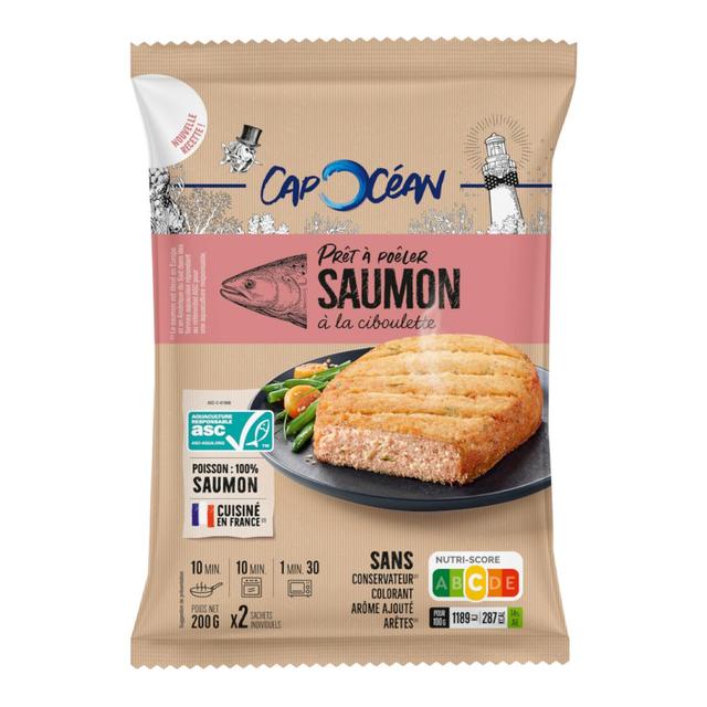 3700966566226 - Cap Ocean - Saumon à la Ciboulette, Prêt à Poêler