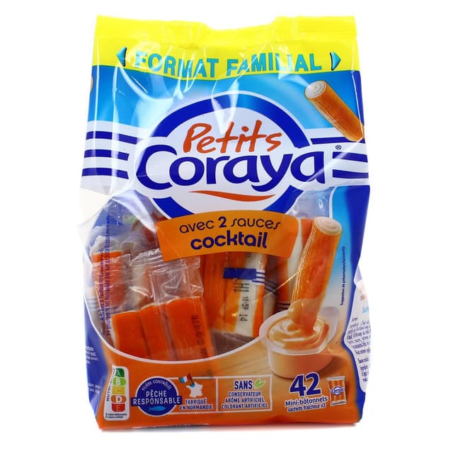 3276170016326 - Coraya - Petits Coraya, Surimi + 2 Sauces Cocktail