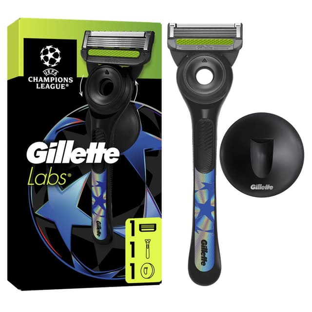 8700216886826 - Gillette Labs - Rasoirs jetables pour Homme Lame Exfoliante Support Magnétique