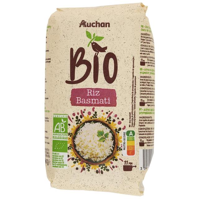 3596710477333 - Auchan BIO - Riz basmati Bio