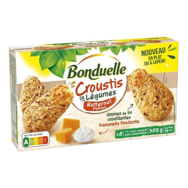 3083681147926 - Bonduelle - Croustis Butternut,  Potiron et Mozzarella