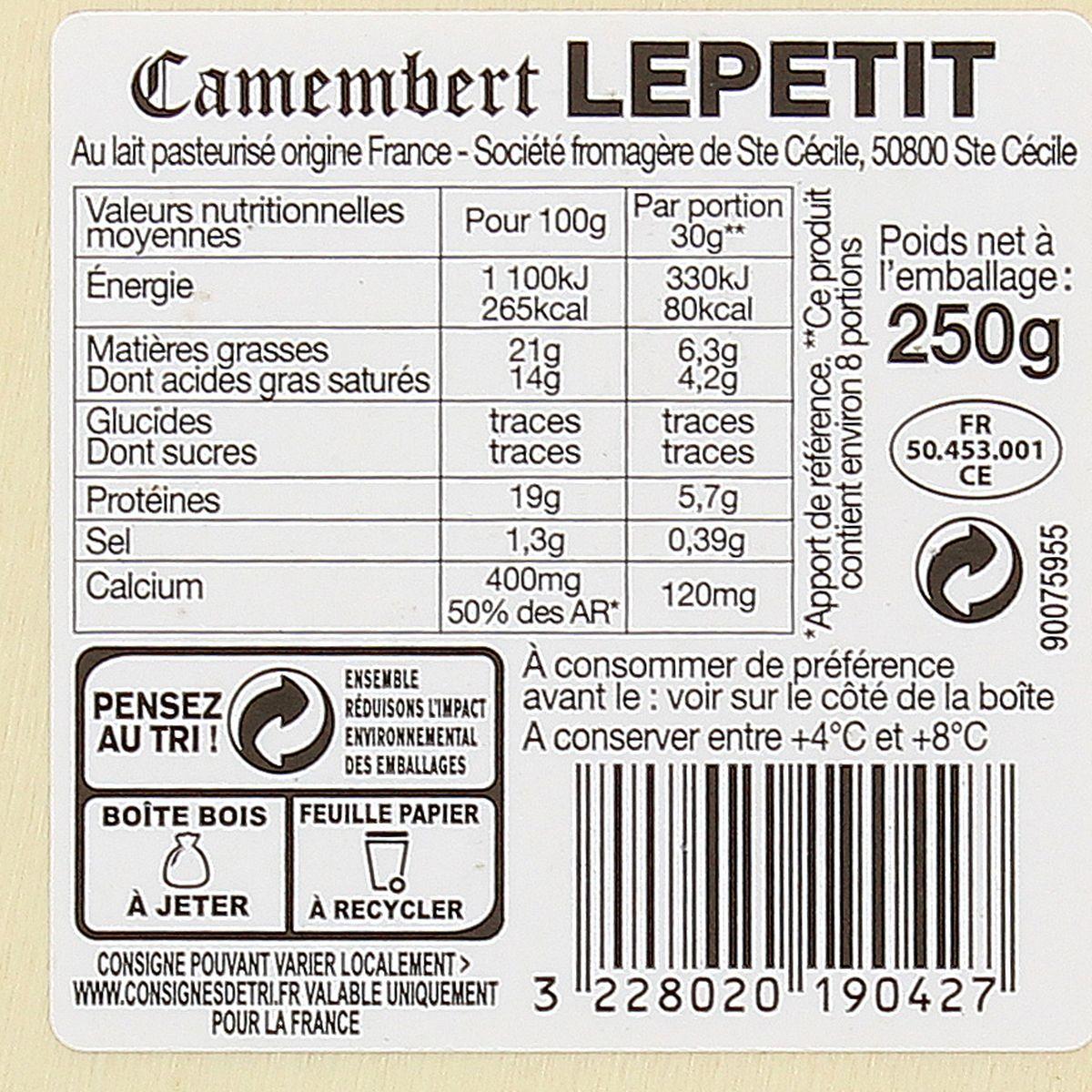 3228020190427 - Lepetit - Camembert