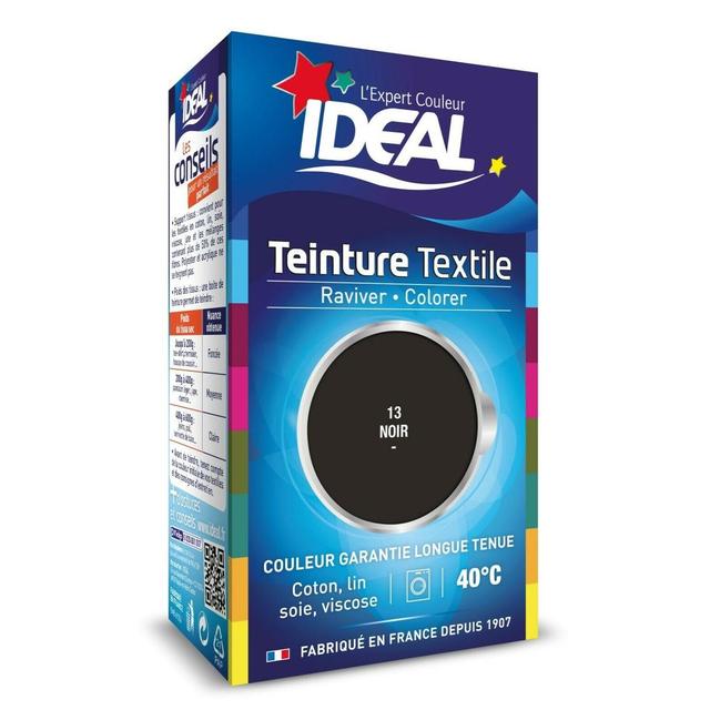 3045200520627 - Idéal - Teinture tissus grand teint noir + fixateur