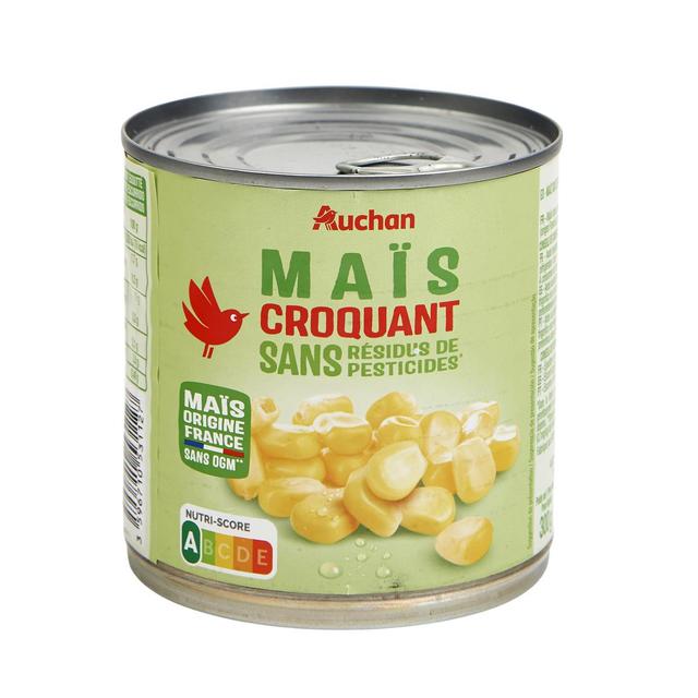 3596710531127 - Auchan - Maïs croquant sans résidu de pesticides sans OGM