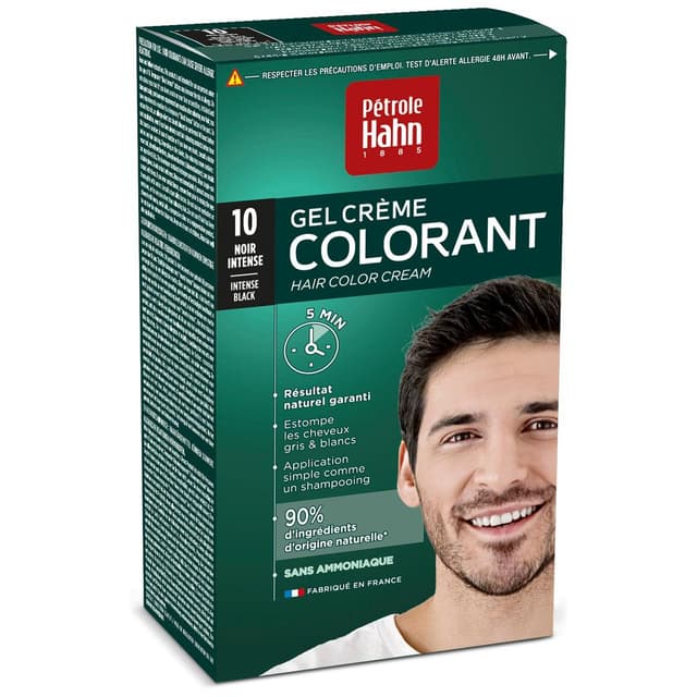 3140100171327 - Petrole Hann - Coloration homme N10  Noir Intense 
