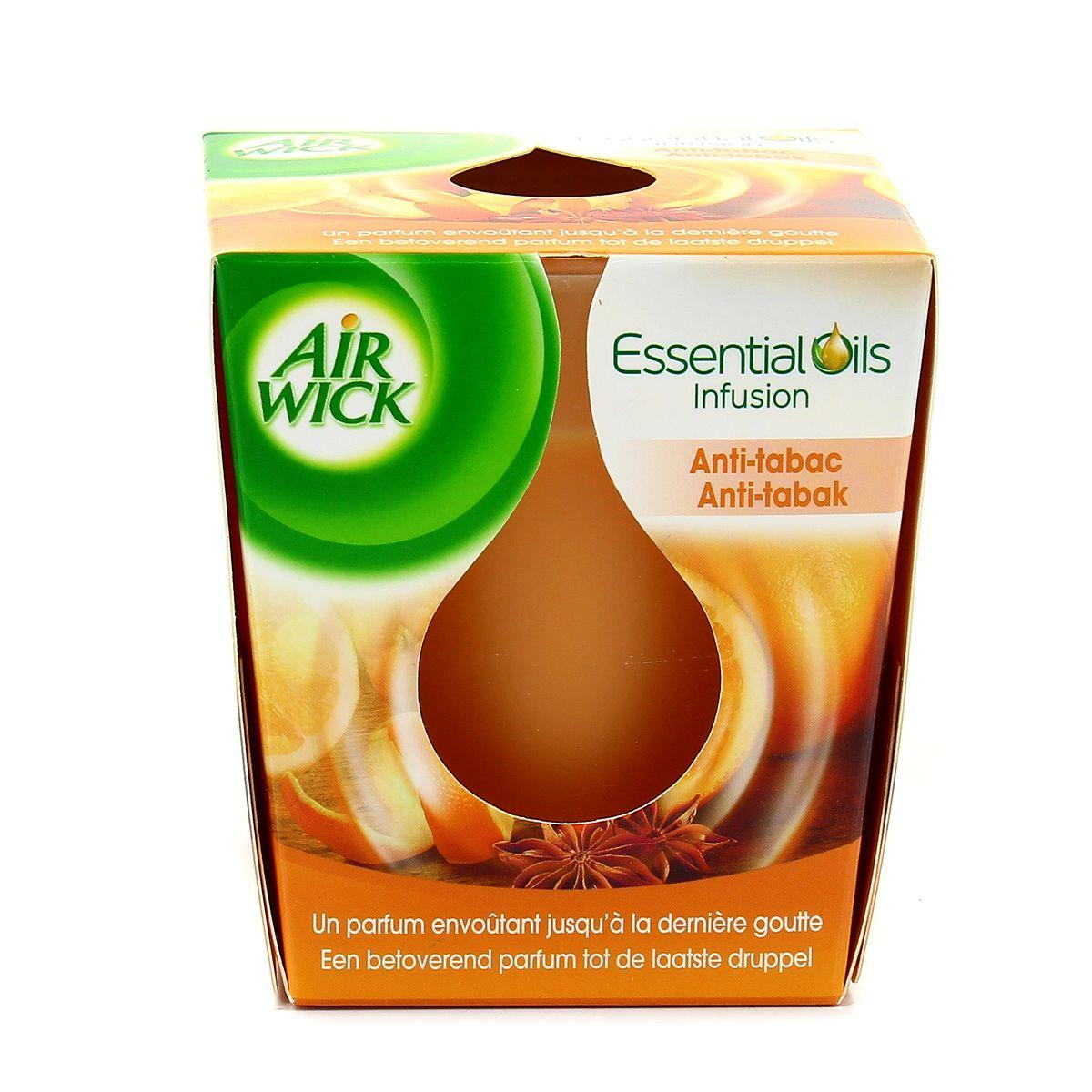 3059943022027 - Air Wick - Bougie anti-tabac essential oils infusion