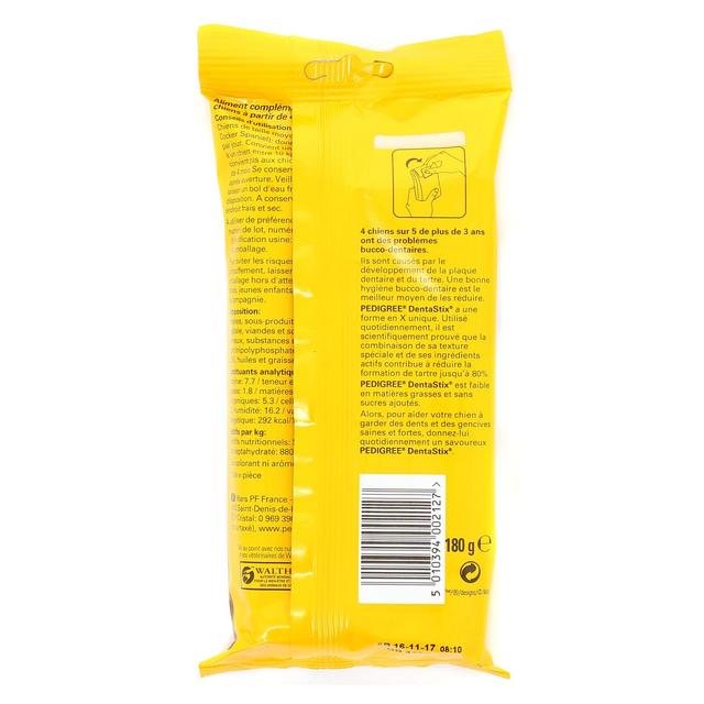 5010394002127 - Pedigree - Dentastix Daily Oral Care - Bâtonnets Hygiène Bucco-Dentaire pour moyen chien x7