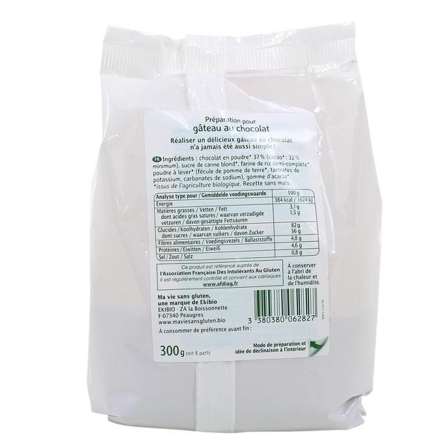 3380380062827 - Ma Vie Sans Gluten - Préparation Gateau au chocolat, sans gluten, Bio